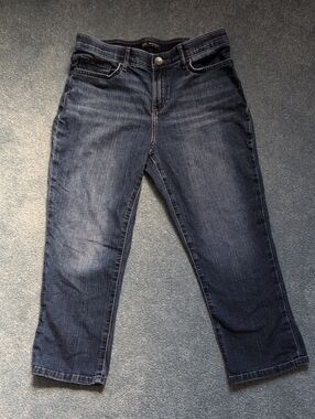 Lee Regular Fit Women's Mid-Rise Capri Jeans Size 8